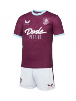 Burnley Replika Hemmakläder Barn 2025-26 Kortärmad (+ byxor)